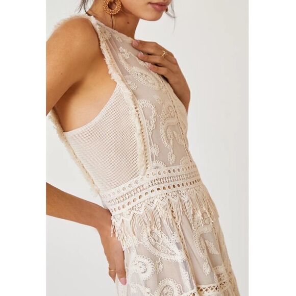 Anthropologie Beatrice B Allover Lace Midi Dress - Picture 3 of 12